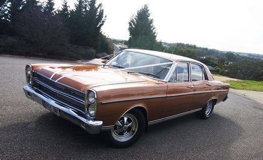 Restored Car at Wedding